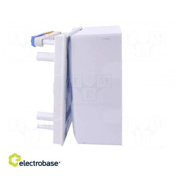 Enclosure: for modular components | IP40 | white | No.of mod: 8 | 400V фото 5
