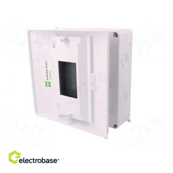 Enclosure: for modular components | IP40 | white | No.of mod: 8 | 400V фото 8