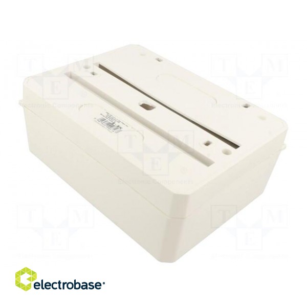 Enclosure: for modular components | IP40 | white | No.of mod: 9 фото 2