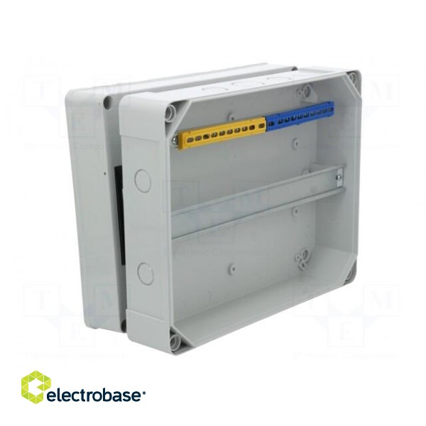 Enclosure: for modular components | IP65 | light grey | ABS + PC фото 3