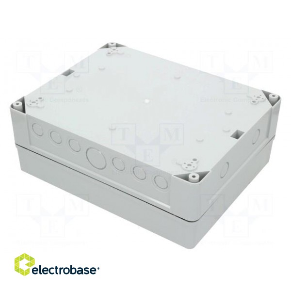 Enclosure: for modular components | IP65 | light grey | ABS + PC фото 2