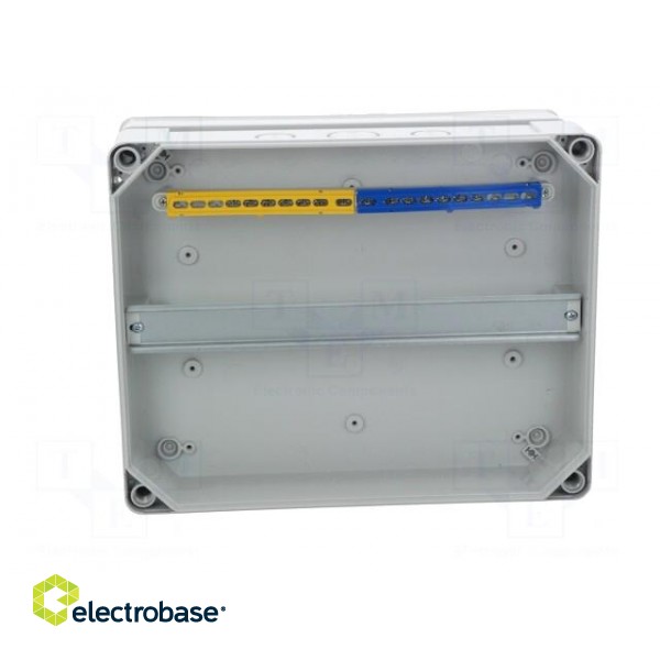 Enclosure: for modular components | IP65 | light grey | ABS + PC фото 4