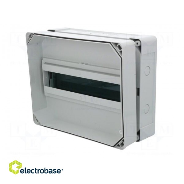 Enclosure: for modular components | IP65 | light grey | ABS + PC фото 9