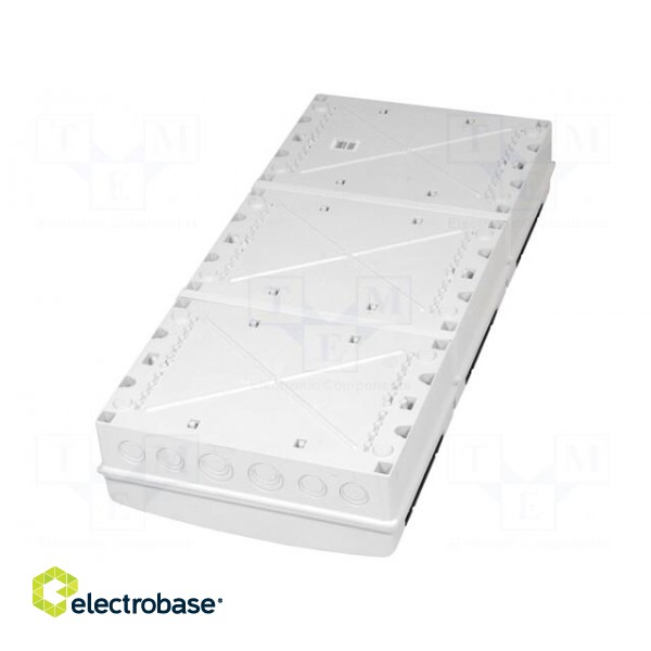 Enclosure: for modular components | IP65 | light grey | ABS | 400V фото 2