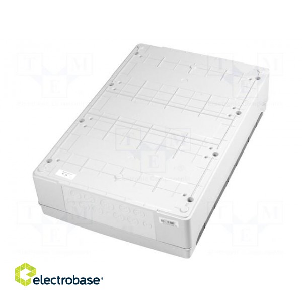 Enclosure: for modular components | IP65 | light grey | ABS | 400V image 2
