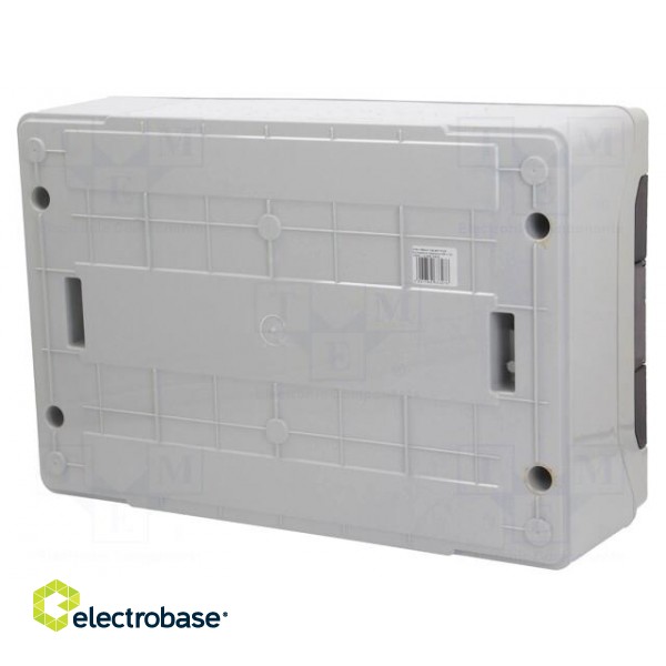 Enclosure: for modular components | IP65 | light grey | ABS | 400V image 3