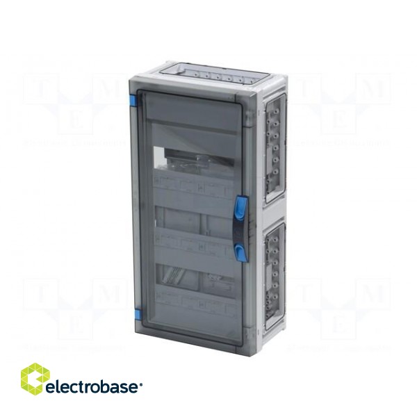 Enclosure: for modular components | IP66 | light grey | IK08