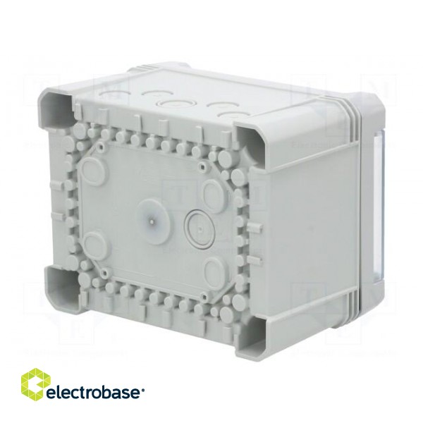 Enclosure: for modular components | IP66 | wall mount | light grey image 2