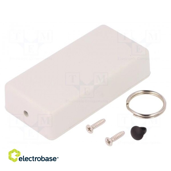 Enclosure: for remote controller | X: 40mm | Y: 80mm | Z: 20mm | ABS image 1