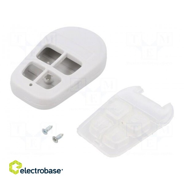 Enclosure: for remote controller | IP20 | X: 36mm | Y: 58mm | Z: 13mm фото 1