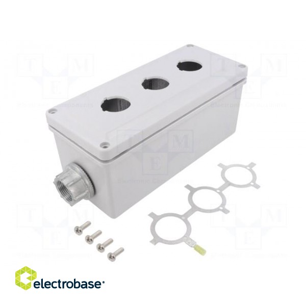 Enclosure: for remote controller | IP66 | X: 97mm | Y: 226mm | Z: 99mm paveikslėlis 1