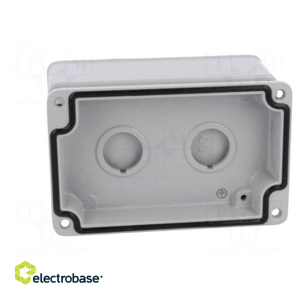 Enclosure: for remote controller | X: 80mm | Y: 130mm | Z: 73mm | grey paveikslėlis 3