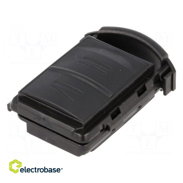 Enclosure: for remote controller | plastic | black | Opel Corsa image 1