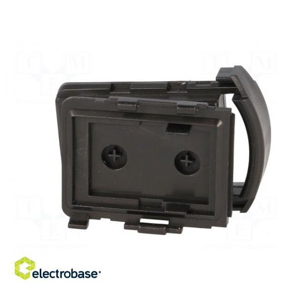 Enclosure: for remote controller | plastic | black | Opel Corsa image 4