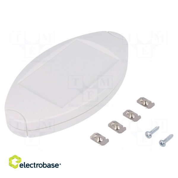 Enclosure: for remote controller | X: 66mm | Y: 124mm | Z: 23mm | ABS image 1