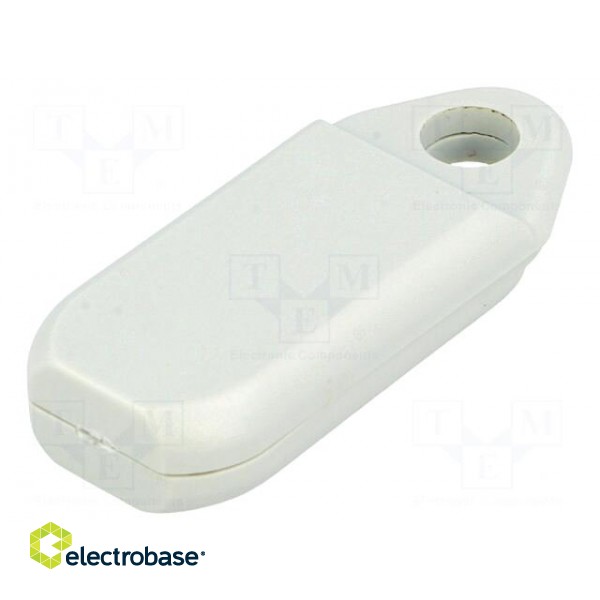 Enclosure: for remote controller | X: 16mm | Y: 40mm | Z: 8mm | ABS | grey фото 1