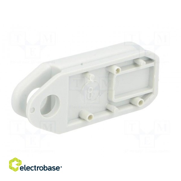 Enclosure: for remote controller | X: 16mm | Y: 40mm | Z: 8mm | ABS | grey image 2