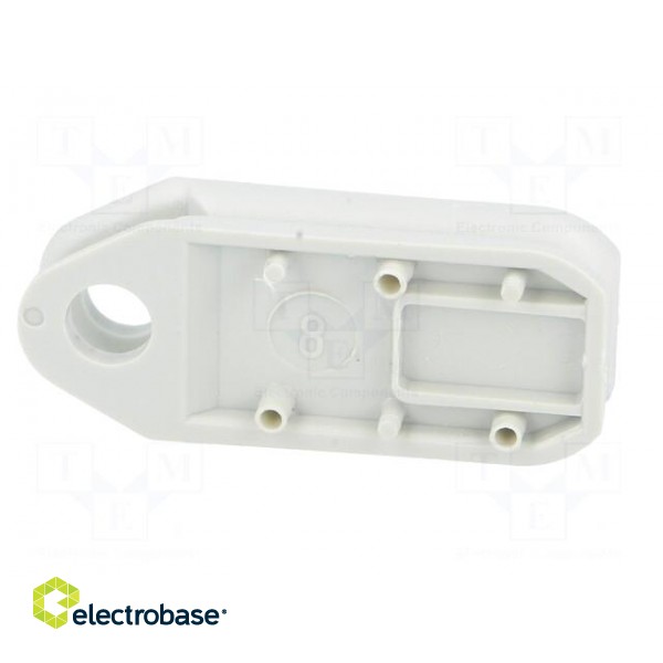 Enclosure: for remote controller | X: 16mm | Y: 40mm | Z: 8mm | ABS | grey image 3