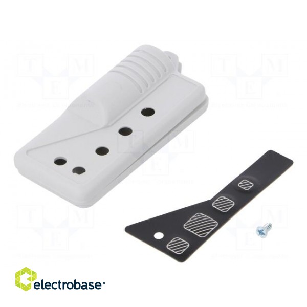 Enclosure: for remote controller | X: 29mm | Y: 62mm | Z: 10mm | ABS paveikslėlis 1