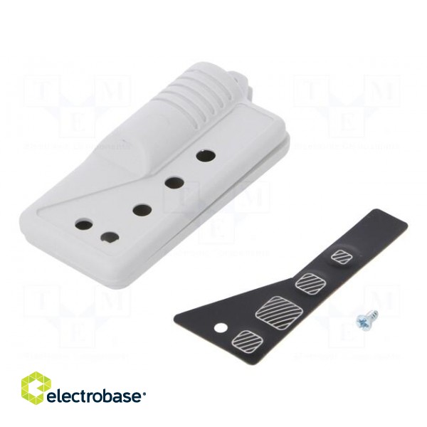 Enclosure: for remote controller | X: 29mm | Y: 62mm | Z: 10mm | ABS image 1