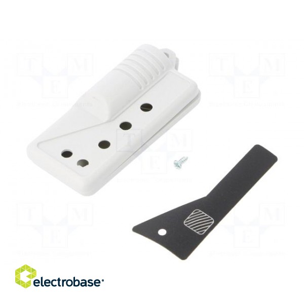 Enclosure: for remote controller | X: 29mm | Y: 62mm | Z: 10mm | ABS фото 1
