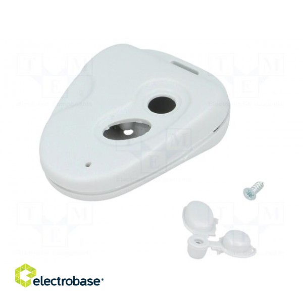Enclosure: for remote controller | X: 30mm | Y: 50mm | Z: 13mm | ABS image 1