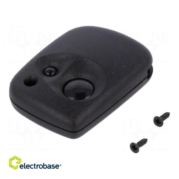 Enclosure: for remote controller | X: 37mm | Y: 50mm | Z: 15mm | ABS image 1