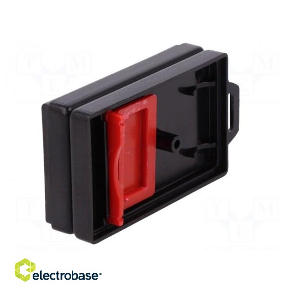 Enclosure: for remote controller | X: 37mm | Y: 61mm | Z: 15mm | black фото 6