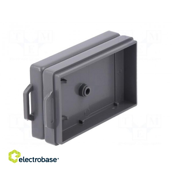 Enclosure: for remote controller | X: 37mm | Y: 61mm | Z: 15mm | grey paveikslėlis 2