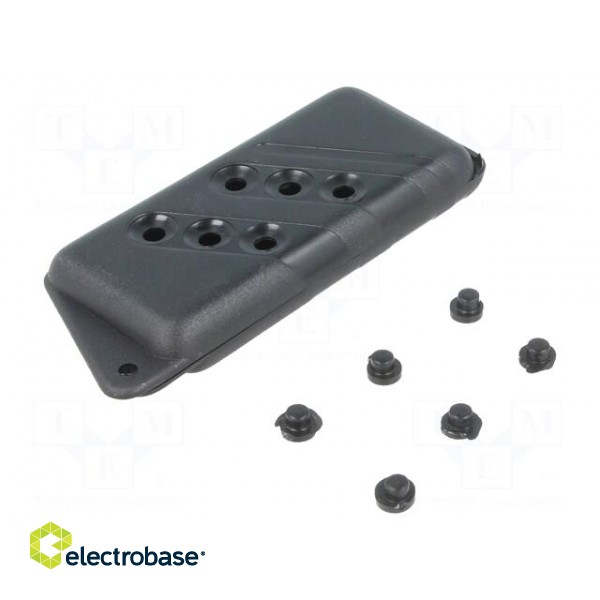 Enclosure: for remote controller | X: 37mm | Y: 84mm | Z: 14mm | ABS image 1