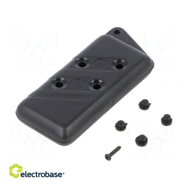 Enclosure: for remote controller | X: 37mm | Y: 84mm | Z: 14mm | ABS image 1