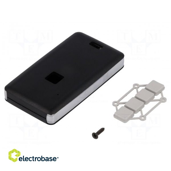 Enclosure: for remote controller | X: 39mm | Y: 71mm | Z: 11mm | black image 1