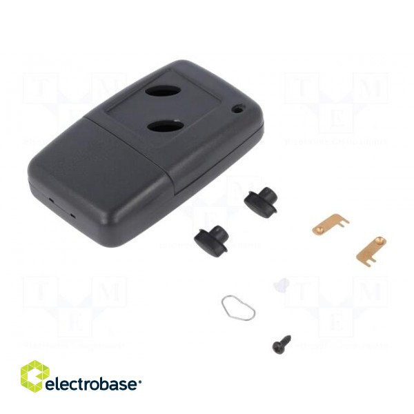 Enclosure: for remote controller | X: 44mm | Y: 74mm | Z: 18mm | ABS image 1