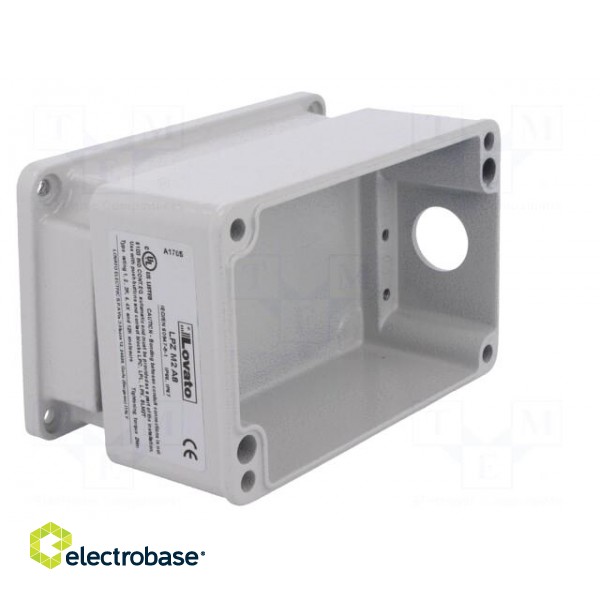 Enclosure: for remote controller | X: 80mm | Y: 130mm | Z: 73mm | grey paveikslėlis 6