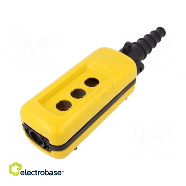 Enclosure: for remote controller | X: 80mm | Y: 190mm | Z: 70mm | yellow paveikslėlis 1