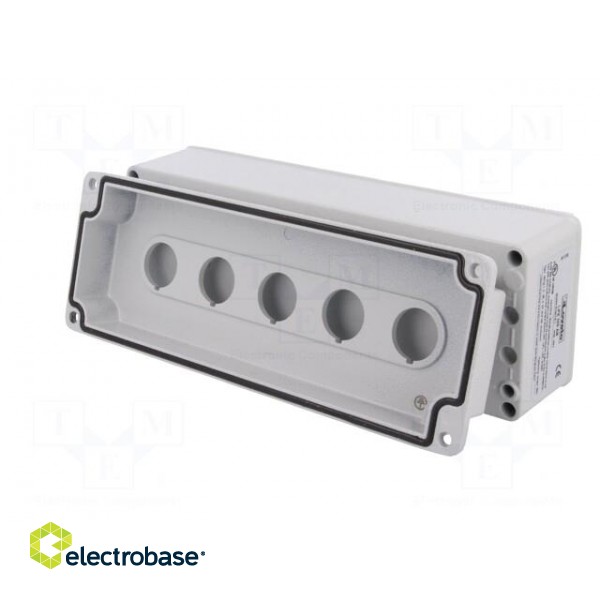 Enclosure: for remote controller | X: 80mm | Y: 230mm | Z: 73mm | grey image 4