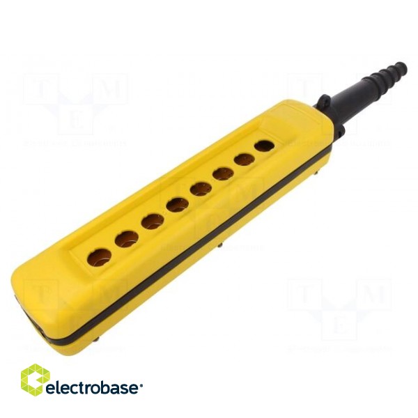 Enclosure: for remote controller | X: 80mm | Y: 370mm | Z: 70mm | yellow
