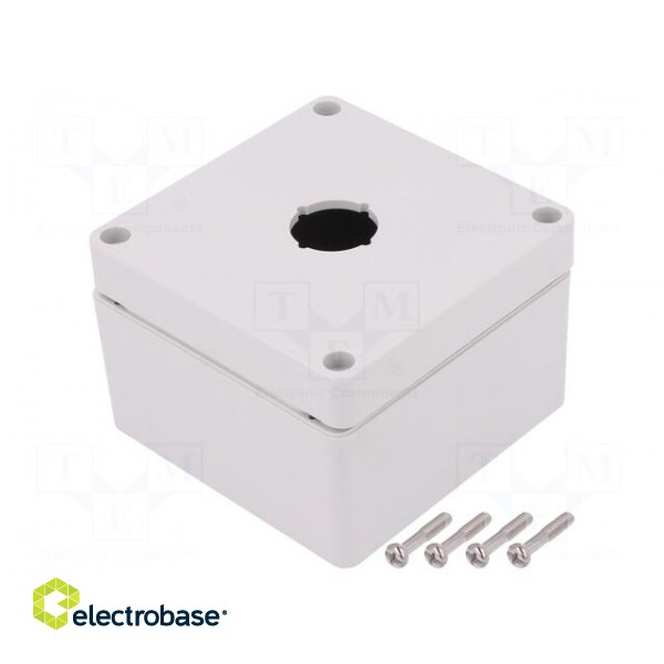 Enclosure: for remote controller | X: 90mm | Y: 90mm | Z: 60mm | IP66 paveikslėlis 1