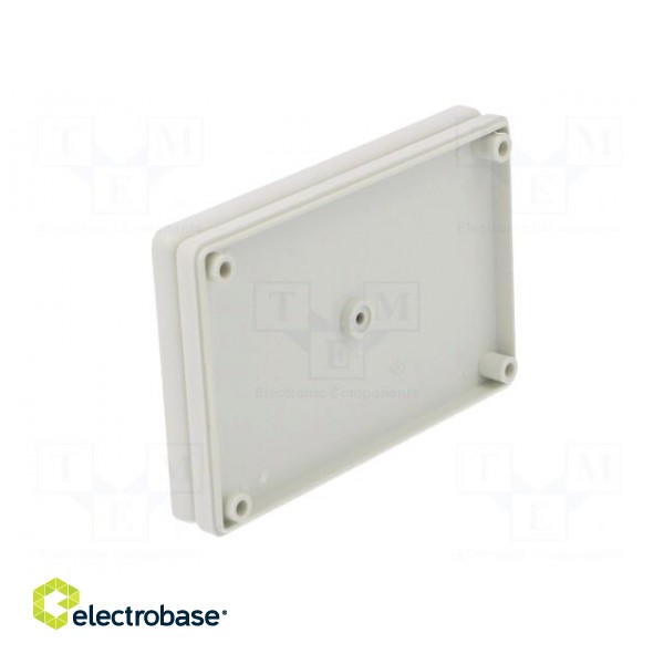 Enclosure: multipurpose | X: 54mm | Y: 85mm | Z: 10mm | ABS | light grey image 3