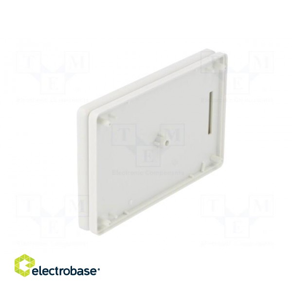 Enclosure: multipurpose | X: 54mm | Y: 85mm | Z: 10mm | ABS | light grey image 3