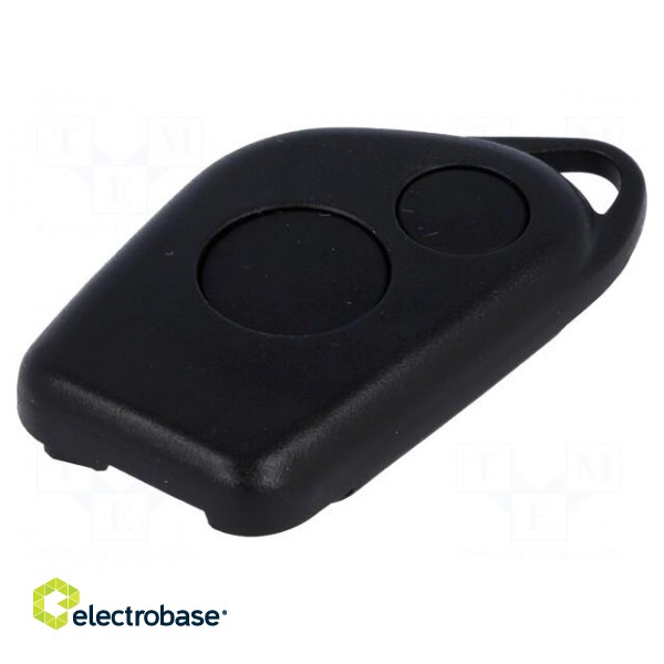 Front panel for remote controller | plastic | black | MINITOOLS image 1