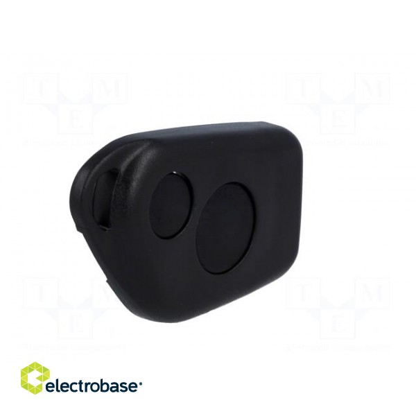 Front panel for remote controller | plastic | black | MINITOOLS image 2