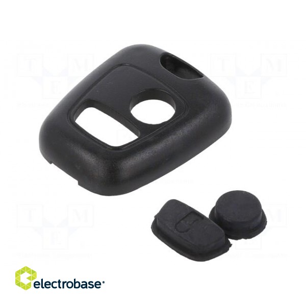 Front panel for remote controller | plastic | black | MINITOOLS