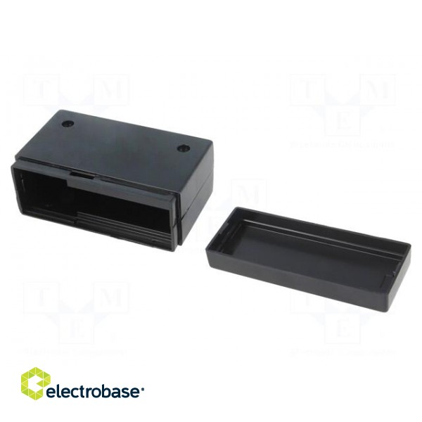 Enclosure: for devices with displays | X: 88mm | Y: 58mm | Z: 34mm | ABS фото 2