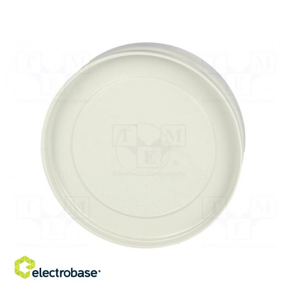 Enclosure: for alarms | ABS | grey | Ø: 70mm | H: 18mm image 7