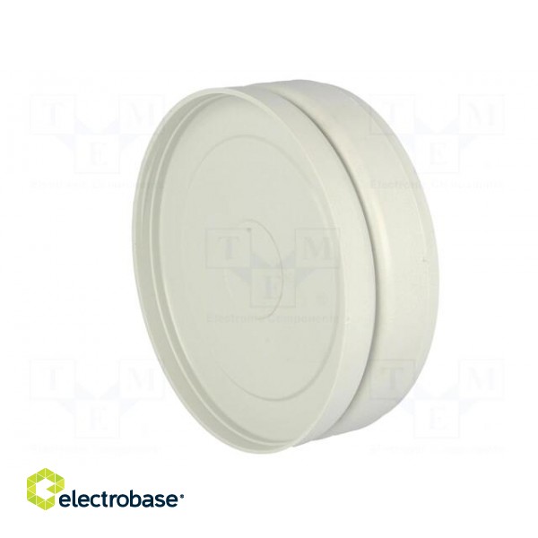 Enclosure: for alarms | ABS | grey | Ø: 70mm | H: 18mm image 8