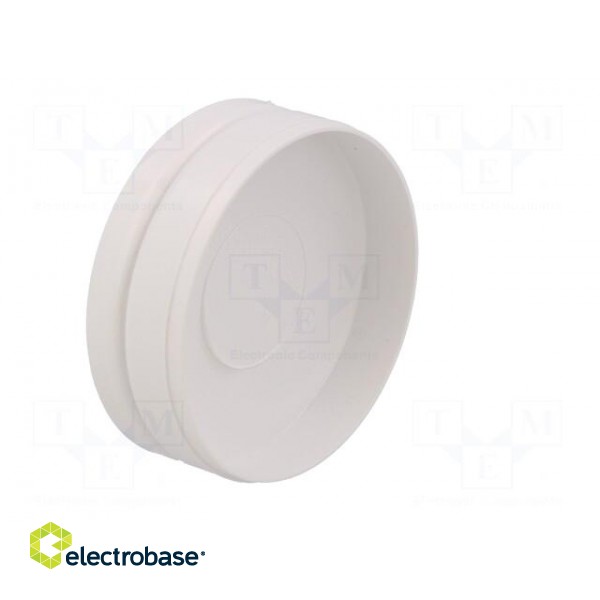 Enclosure: for alarms | ABS | white | Ø: 70mm | H: 18mm image 2
