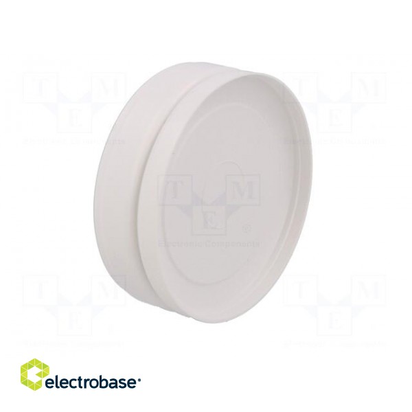 Enclosure: for alarms | ABS | white | Ø: 70mm | H: 18mm image 6