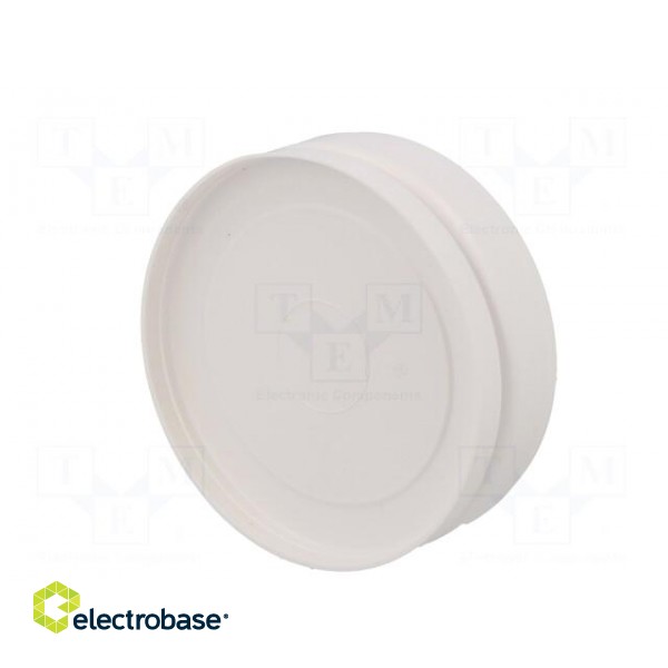Enclosure: for alarms | ABS | white | Ø: 70mm | H: 18mm image 8