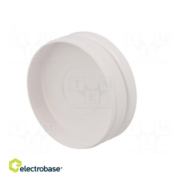 Enclosure: for alarms | ABS | white | Ø: 70mm | H: 18mm image 4